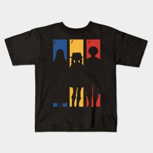 (Transparent) Frieren Party Members Silhouette with Fern Stark from Sousou no Frieren or Frieren Beyond Journeys End Anime SNF-174 Kids T-Shirt